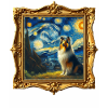 Longhair Collie Starry Night
