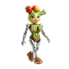 Gemine-Roboter | Verspielte Fruit-Bot-Kunst