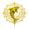 Dauphin Totem Metatron Doré 