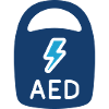 AED-Defibrillatorleitung Symbol Notfallrettung Vecto