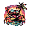 Krebs Krabbe Sommer Urlaub