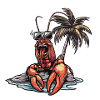 Lobster Crab Summer Holiday