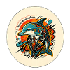 Dresscode: Anzug – Eleganter Pop-Art-Delfin
