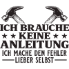 Handwerker braucht keine Anleitung