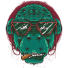 Cool Chimpanzee Monkey Sunglasses