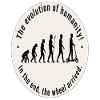Die Evolution der Menschheit – lustige E-Roller-Kunst