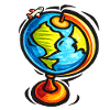 Vivid Globe Travel Sketch