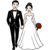 Couple de mariés