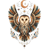 Hibou Céleste Ornemental