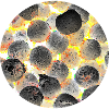 Abstract frozen Fruit Graphic