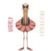 Flamingo-Ballerina in Tutu