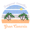 Gran Canaria Palmenstrand Retro