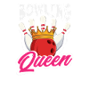 Bowling Queen with Crown Skittles