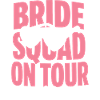 Bride Squad on Tour Heart Glasses