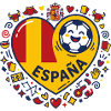 Spanien Herz Fußball Motiv