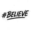 Believe Bold Brush Script