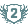 Two-man shield with wings