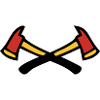 Crossed Fire Brigade Logo