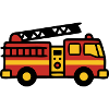 Icône camion de pompiers