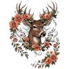 Festival folklorique des bois de cerf Costumes traditionnels cadeau de remplacement