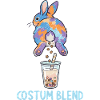 Cute Bunny Funny Boba Bubble Tea