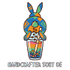 Cute Bunny Funny Boba Bubble Tea