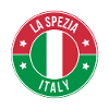 La Spezia Italy Circular Flag Logo