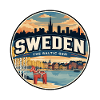 Retro Sweden Dala Pferde-Reiseabzeichen