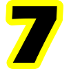 7 Number symbol