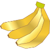 Minimalist bananas illustration