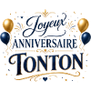 Joyeux anniversaire Tonton