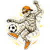 Halloween, Fußball, Mumie