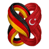 Flags of Germany and Turkey