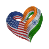 Herz der USA und Indiens