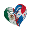 Herz Mexikos und Panamas