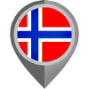 Norway Flag Pin Design