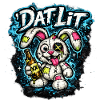 DatLit Bunny Graffiti