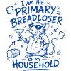 Rat Humour Primary Breadloser Blue