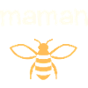 Maman Abeille sur Noir