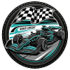 Voitures de course sur circuit