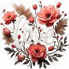 Love Flower Wreath Lettering