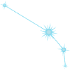 Widderstern, Sternbild, Tierkreiszeichen, Pastellblau