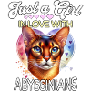 Fille-Chat Abyssinienne