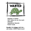 Wanted Schildkröte – Lustiges Tiermotiv