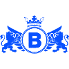 Blason héraldique bleu B