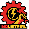 Elektriker Zahnrad Logo