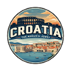 Retro Kroatien Dubrovnik Mauerabzeichen