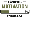 Motivationsbelastung – 404 Fehler