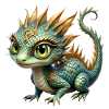 Dragon d’Émeraude Orné