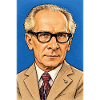 Erich Honecker Caricature (Poster Format)